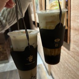 Brown sugar boba and HK boba Brown sugar boba and HK boba
