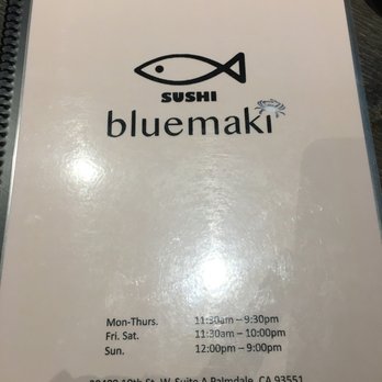 Bluemaki Sushi - Sushi Bars Near Me - Palmdale, California