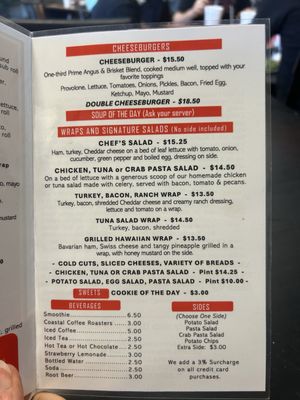 Menu photo 2 Craig's Place Cafe & Deli Santee, SC