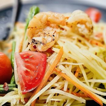 Rincome - Papaya Salad with Shrimp Salad - Thai Near Me - Northridge, California Rincome - Papaya Salad with Shrimp Salad - Thai Near Me - Northridge, California