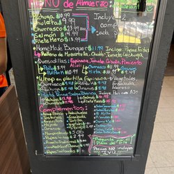 Hacienda Carrión - Menu