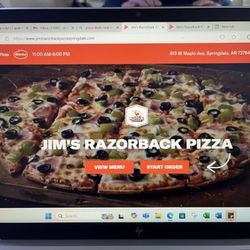 Jim's Razorback Pizza