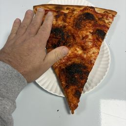 Huge slices ready to eat