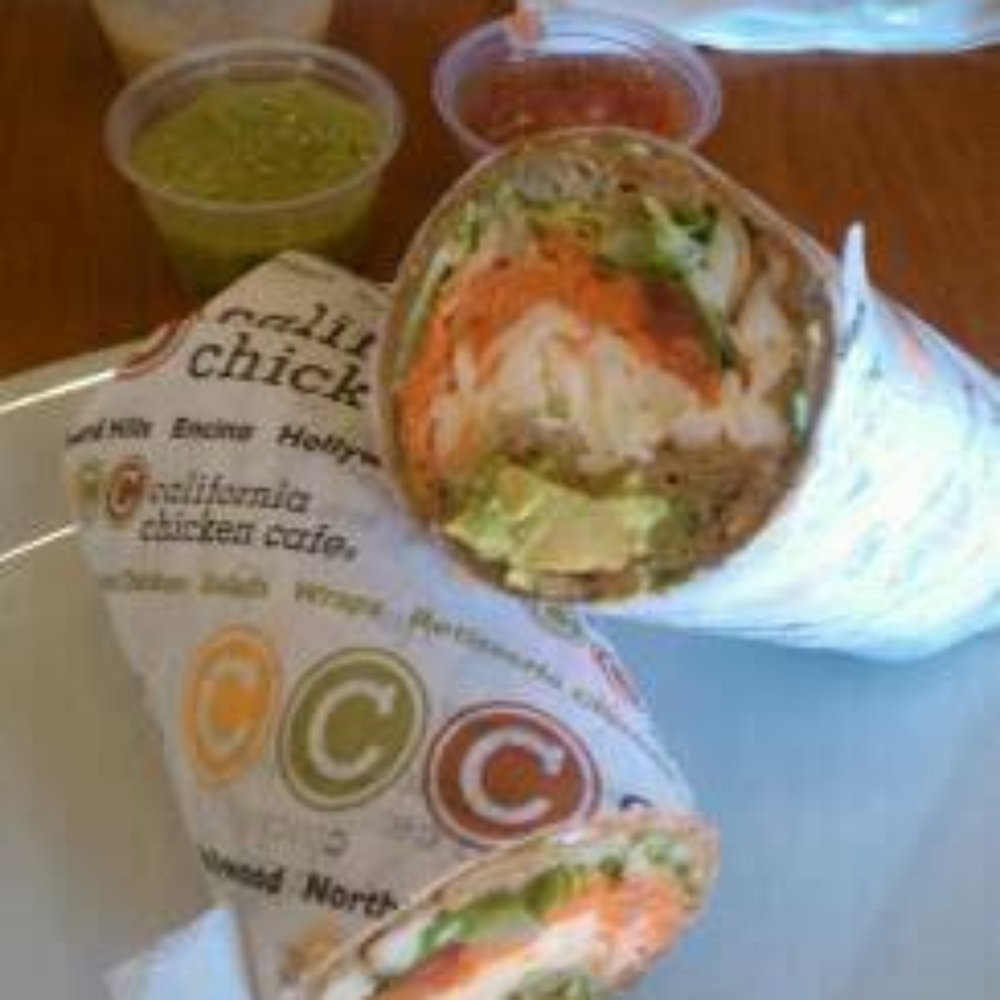 Calif Chicken Cafe - Veggie wrap. - American Near Me - Northridge, California
