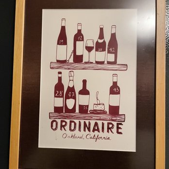 Ordinaire - Cute art in the bathroom - Wine Bars Near Me - Oakland, California Ordinaire - Cute art in the bathroom - Wine Bars Near Me - Oakland, California