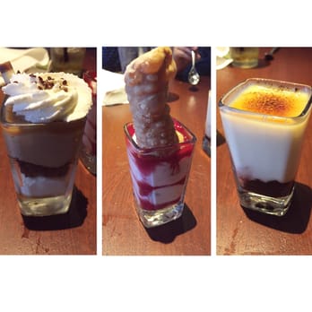Seasons 52 - Caramel Macchiato, Raspberry Cannoli and Bing Cherry Creme Brûlée - New American Near Me - Burlington, Massachusetts Seasons 52 - Caramel Macchiato, Raspberry Cannoli and Bing Cherry Creme Brûlée - New American Near Me - Burlington, Massachusetts