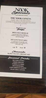 Menu photo 8 The Nook Smokehouse & Grille Massillon, OH Menu photo 8 The Nook Smokehouse & Grille Massillon, OH