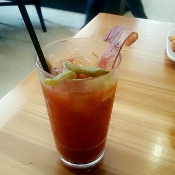 Ruby Slipper Marigny - Bloody mary (advertised as being "spicy"... far from it) - Breakfast & Brunch Near Me - New Orleans, Louisiana