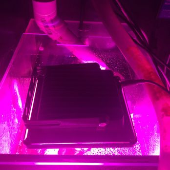 Petersen Brothers Plastics - polycarbonate cover on sump with 12W LED light for growing chaeto in the middle chamber - Building Supplies Near Me - Chicago, Illinois
