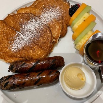 Crossroads Kitchen - Pancakes and sausages - Vegan Near Me - Las Vegas, Nevada Crossroads Kitchen - Pancakes and sausages - Vegan Near Me - Las Vegas, Nevada