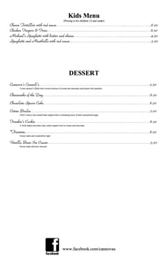 Menu photo 1 Cannova's Pizzeria Neenah, WI