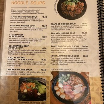 The Thonglor - Thonglor's Noodle Soups menu at the Thonglor in San Francisco. - Thai Near Me - San Francisco, California