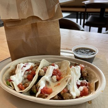 DosBros Fresh Mexican Grill - Chicken taco combo with salsa. - Mexican Near Me - Marietta, Georgia