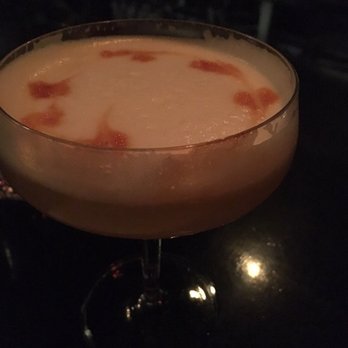 Denson Liquor Bar - Seasonal cocktail, forget the name but has pumpkin, egg whites and is similar to a pisco sour - Cocktail Bars Near Me - Washington, DC, District of Columbia