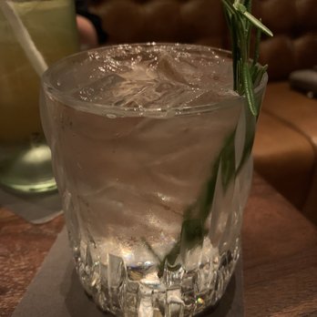 Yardbird - Yardbird T&T. Tonic, Tequila and rosemary garnish. - Southern Near Me - Dallas, Texas Yardbird - Yardbird T&T. Tonic, Tequila and rosemary garnish. - Southern Near Me - Dallas, Texas