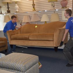 Habitat For Humanity ReStore- Glen Burnie - Capture of more amazing store associates hauling furniture for a customer