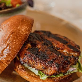 The Guest House - Lunch: Salmon Burger - Mediterranean Near Me - Levittown, New York The Guest House - Lunch: Salmon Burger - Mediterranean Near Me - Levittown, New York