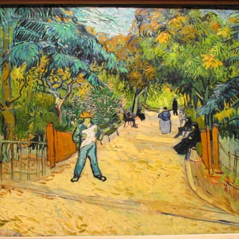 The Phillips Collection - Van Gogh, Entrance to Public Gardens in Arles, France - Art Museums Near Me - Washington, DC, District of Columbia