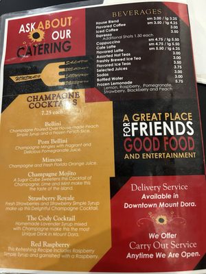 Menu photo 2 Cody's On 4th Mount Dora, FL Menu photo 2 Cody's On 4th Mount Dora, FL