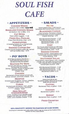 Menu photo 7 Soul Fish Cafe Memphis, TN Menu photo 7 Soul Fish Cafe Memphis, TN