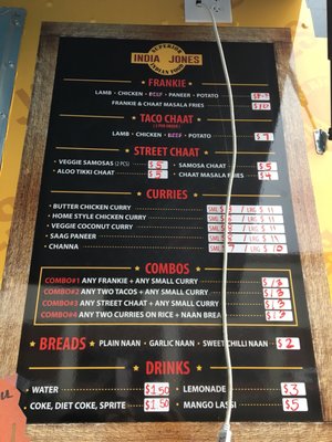 Menu photo 7 India Jones Sacramento, CA