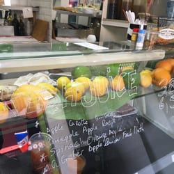 Citronelle - The counter. This is where they have all the fresh juices and salads.