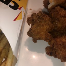 fried chicken and french fries