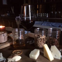 Candle lit cheese plate. It works!
