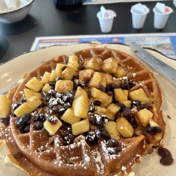 CJ’s - Apples, raisins, and cinnamon waffles. - Diners Near Me - Forked River, New Jersey