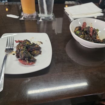 808 Craft House - 5/5 Fried Brussell Sprouts with Portugese Sausage, 25% off for Happy Hour - Hawaiian Near Me - Kapolei, Hawaii 808 Craft House - 5/5 Fried Brussell Sprouts with Portugese Sausage, 25% off for Happy Hour - Hawaiian Near Me - Kapolei, Hawaii