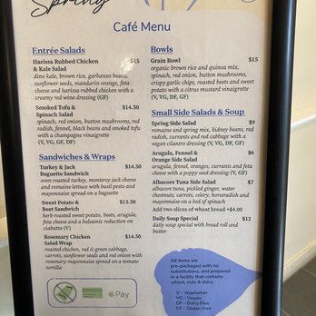 Filoli - Cafe menu 2/21/22 - Botanical Gardens Near Me - Woodside, California Filoli - Cafe menu 2/21/22 - Botanical Gardens Near Me - Woodside, California