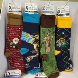 The Village Dove - What? I'm just a footless man taking pictures of socks.