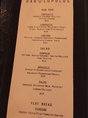Menu photo 5 Bar Lupulus Ottawa, ON