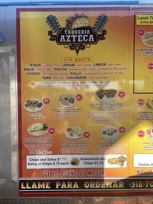 Menu photo 1 Taqueria Azteca Tulsa, OK Menu photo 1 Taqueria Azteca Tulsa, OK