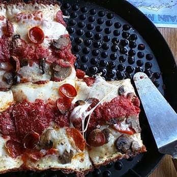 Blue Pan Pizza - Mountain Top pizza (large, $22) - Pizza Near Me - Denver, Colorado