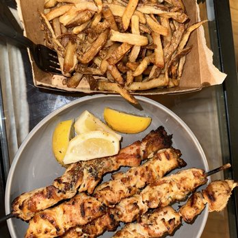 SVL Souvlaki Bar - Astoria Blvd - Chicken sticks and Hand - Cut Fries - Mediterranean Near Me - Astoria, New York SVL Souvlaki Bar - Astoria Blvd - Chicken sticks and Hand - Cut Fries - Mediterranean Near Me - Astoria, New York