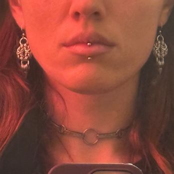 Fiat Lux - Vertical labret (done yesterday) - Jewelry Near Me - San Francisco, California Fiat Lux - Vertical labret (done yesterday) - Jewelry Near Me - San Francisco, California