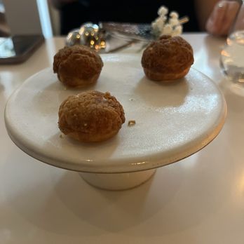 Bresca - Fancy pimiento cheese stuffed hush puppies - New American Near Me - Washington, DC, District of Columbia