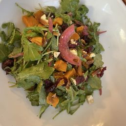 Arugula and butternut squash salad Arugula and butternut squash salad