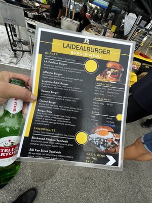 Menu photo 1 LAIdeal Burgers Los Angeles, CA Menu photo 1 LAIdeal Burgers Los Angeles, CA