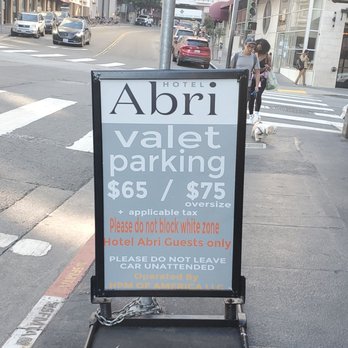 Hotel Abri - Valet parking - Hotels Near Me - San Francisco, California