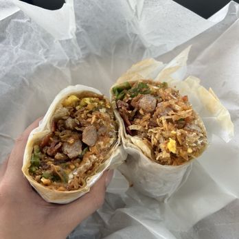 Nate's Korner - Bacon, Sausage, Egg Burrito - Breakfast & Brunch Near Me - Santa Ana, California