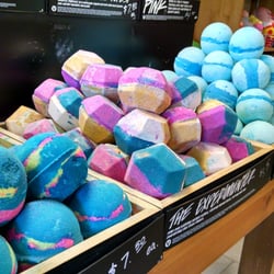 Lush - Bath bombs! Love these gem-shaped ones