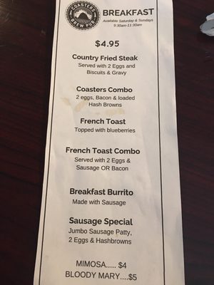 Menu photo 8 Coasters Brew Pub Milwaukie, OR Menu photo 8 Coasters Brew Pub Milwaukie, OR