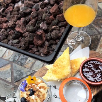 Royal Hen - Berries and granola (and almost empty mimosa) - American Near Me - Newport Beach, California Royal Hen - Berries and granola (and almost empty mimosa) - American Near Me - Newport Beach, California