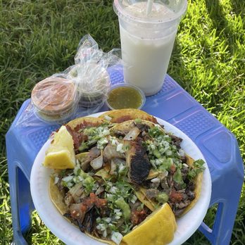 Super Tacos - no table to eat at new location we managed to get a chair as table - Tacos Near Me - San Gabriel, California Super Tacos - no table to eat at new location we managed to get a chair as table - Tacos Near Me - San Gabriel, California
