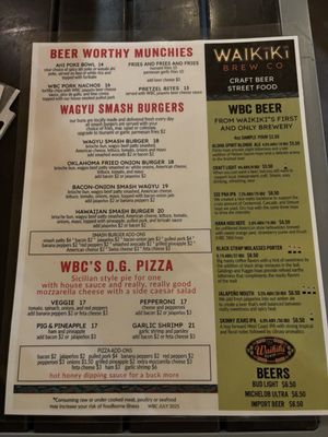 Menu photo 4 Waikiki Brew Honolulu, HI Menu photo 4 Waikiki Brew Honolulu, HI