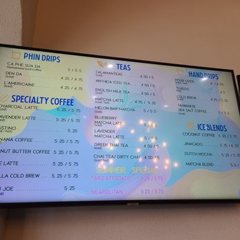Phin Smith - menu as of 08/27/2023 - Coffee & Tea Near Me - Garden Grove, California Phin Smith - menu as of 08/27/2023 - Coffee & Tea Near Me - Garden Grove, California