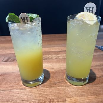Yard House - Passion Fruit mocktail and Sparkling Refreshers with Topo Chico mocktail - New American Near Me - Orlando, Florida