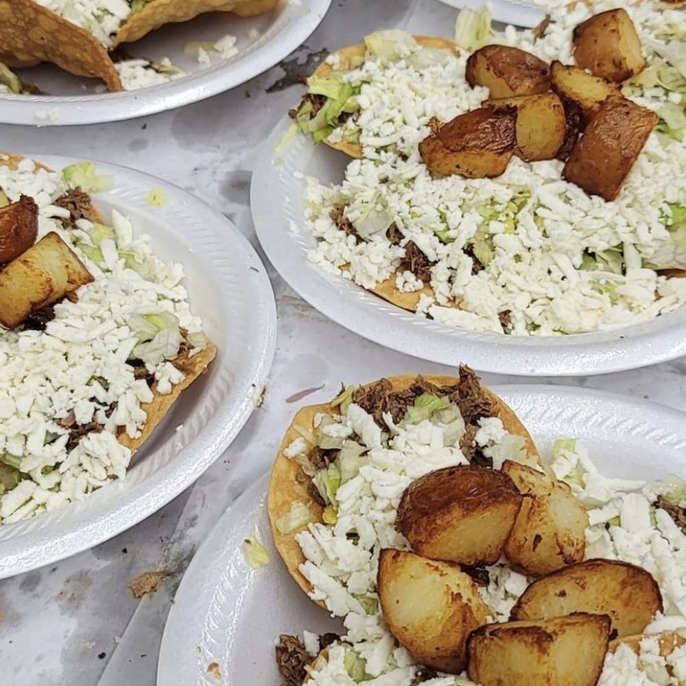El Patio Tacos Y Tostadas - Tostadas de bistec - Food Trucks Near Me - Houston, Texas El Patio Tacos Y Tostadas - Tostadas de bistec - Food Trucks Near Me - Houston, Texas